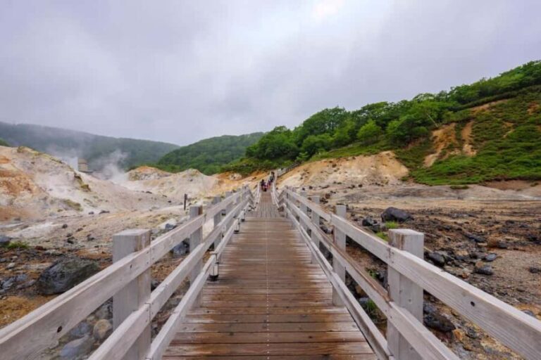 Sapporo: Hell Valley, Oyunuma and Dai-ichi Takimotokan Trip - The Refreshing Oyunuma River Footbath