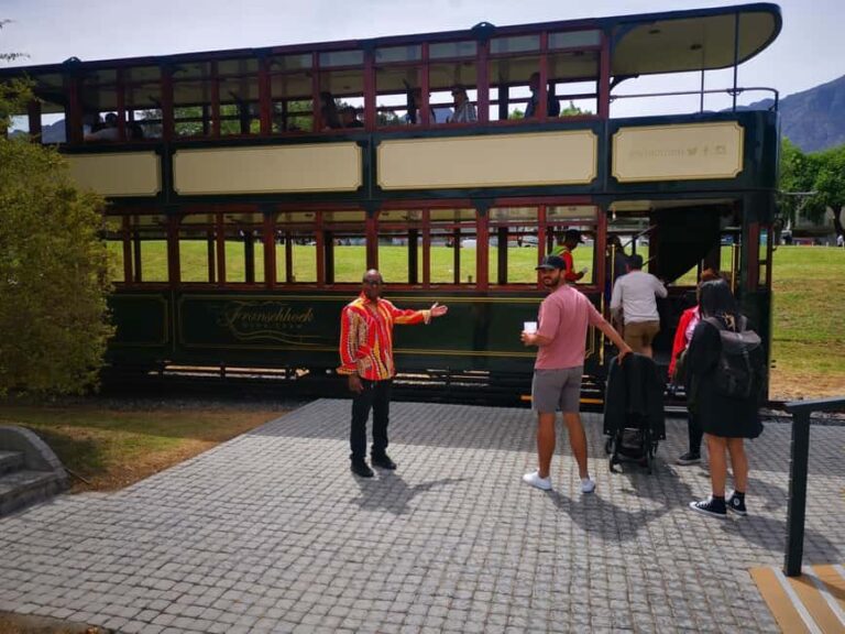 SCHEDULED FRANSCHHOEK WINE TRAM EXPERIENCE (by group size) - The Value and Who Its For