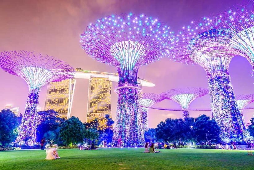 Singapore River Cruise, Night Garden Rhapsody & Spectra Show - The Garden Rhapsody at Gardens by the Bay