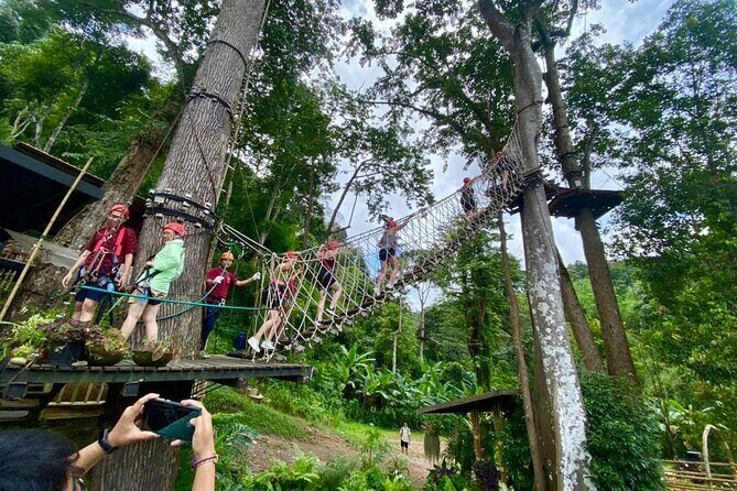 Sky Hawk Zipline Experience in Chiang Mai - Transportation and Group Size