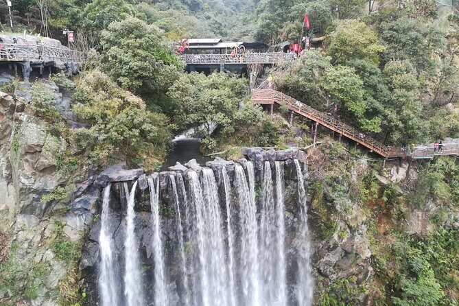 Skywalk Glass Bridge Waterfall Mountain Ancient Cave Private Tour - Overview of the Tour Experience