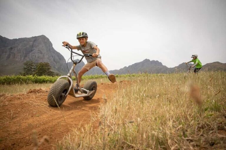 Stellenbosch Winelands downhill gravity Scooter - What to Expect During Your Tour