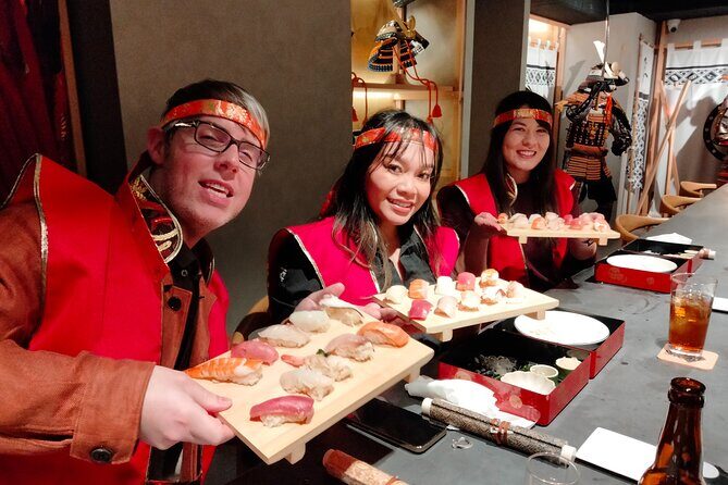 Sushi Making with Interactive Samurai Experience at JIN-ASAKUSA - The Experience Itself: A Closer Look