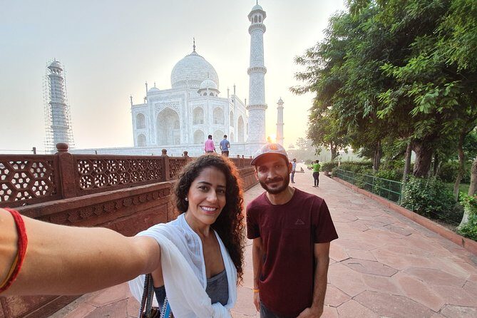Taj Mahal And Agra Fort Private Sunrise To Sunset Same Day Tour From Delhi - Transportation and Timing