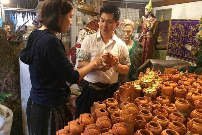 The Story of Handicrafts Full Day Experience from Bangkok - Exploring the Local Market and Sanam Nua Temple