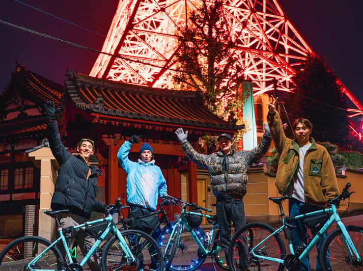 Tokyo: 2-Hour Night Bike Tour of the City's Hidden Gems - Key Points