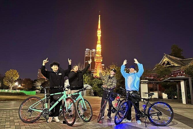 Tokyo: 2-Hour Night Bike Tour of the City's Hidden Gems - Itinerary Breakdown