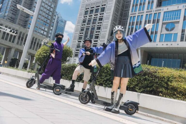 Tokyo: Ninja E-Scooter Tour with English Speaking Guide - What’s Included in the Price?