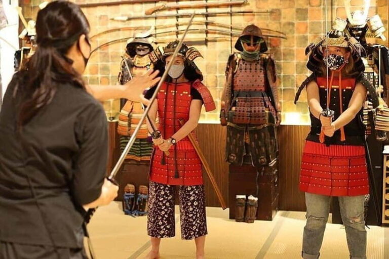 Tokyo: Private Guided City Tour and Samurai Ninja Experience - The Itinerary in Detail
