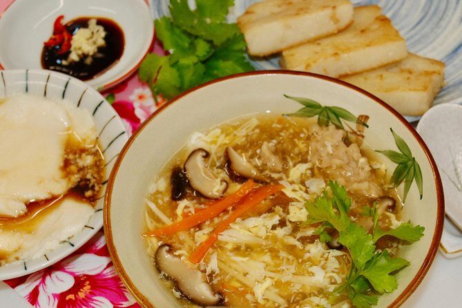 Turnip cake, Pork thick soup, Tofu pudding. Taiwan Traditional Light Meals Experience-C (Taipei Cooking Class) - The Sum Up