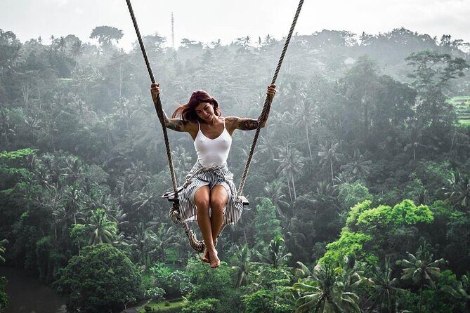 Ubud waterfall, rice terraces, and swing explore - Transportation and Timing