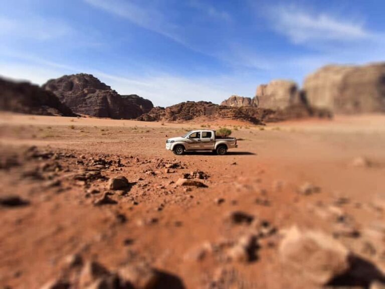 WADI RUM: ALL DAY JEEP TOUR with overnight and full meals - Discovering Wadi Rum: A Natural Marvel and Cultural Treasure