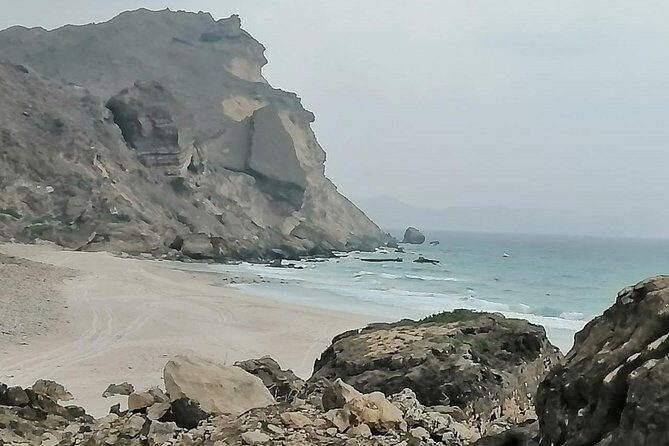 Where Sea Meets Rock: A Scenic Journey to West Salalahs Shores - Mughsail Beach: The Wild Coastline