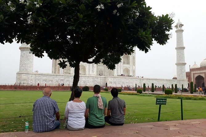 Yoga Class In The Shadow of Tajmahal - Touring the Taj Mahal and Old Agra Streets