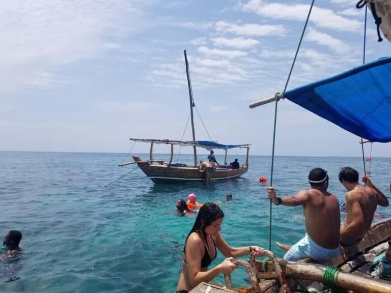 Zanzibar: Safari Blue Day Tour Snorkeling With BBQ Lunch - Transportation, Group Size, and Timing