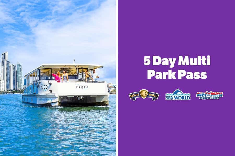 5-Day Theme Park Pass & Sea World Cruise Combo Ticket - Practical Details for Travelers