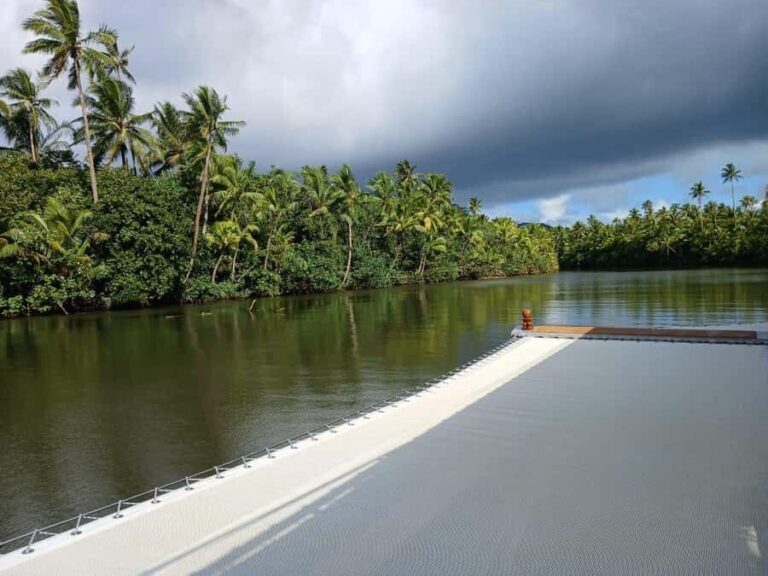 Apetahi day trip around Raiatea on a modern outrigger canoe - The Experience of the Boat and Guide