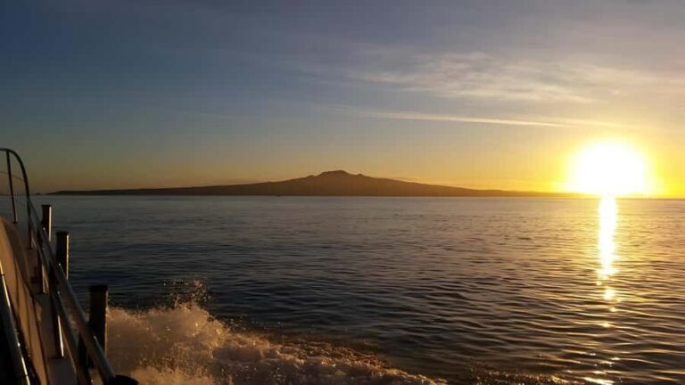 Auckland Sunset Harbour Cruise - What Does the Itinerary Look Like?