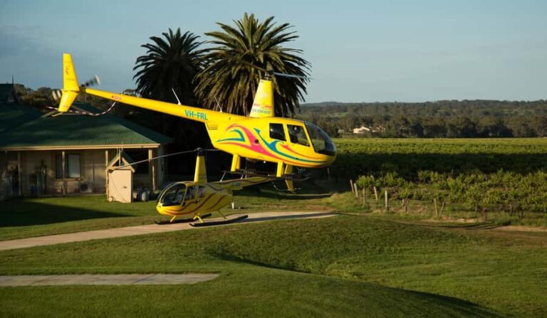 Barossa Valley: 20-Minute Scenic Helicopter Flight - Practical Details and Considerations