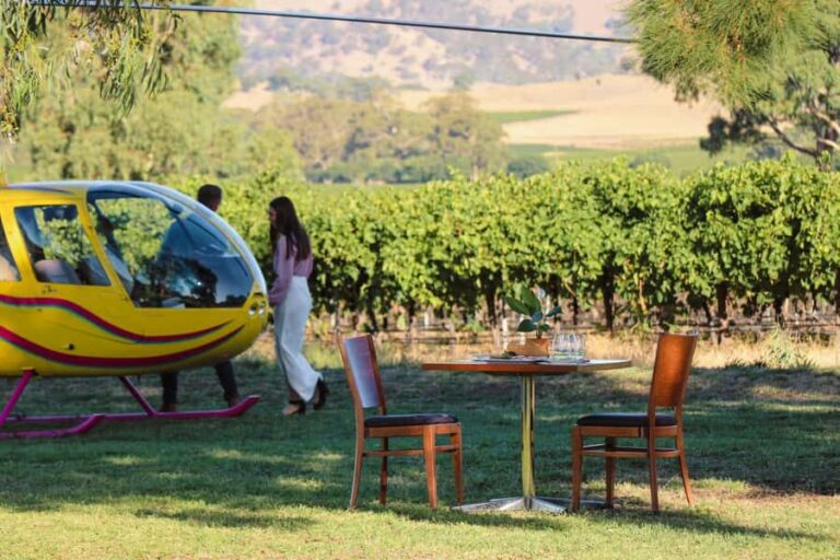Barossa Valley: Private Helicopter Flight & Winery - The Itinerary Breakdown