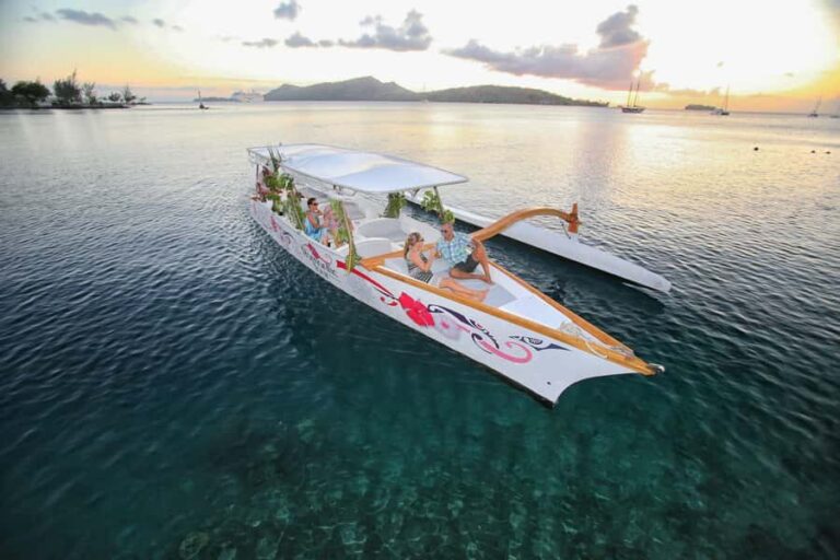 Bora Bora: Combo Sunset Cruise & Romantic Dinner at St James - Detailed Itinerary Breakdown