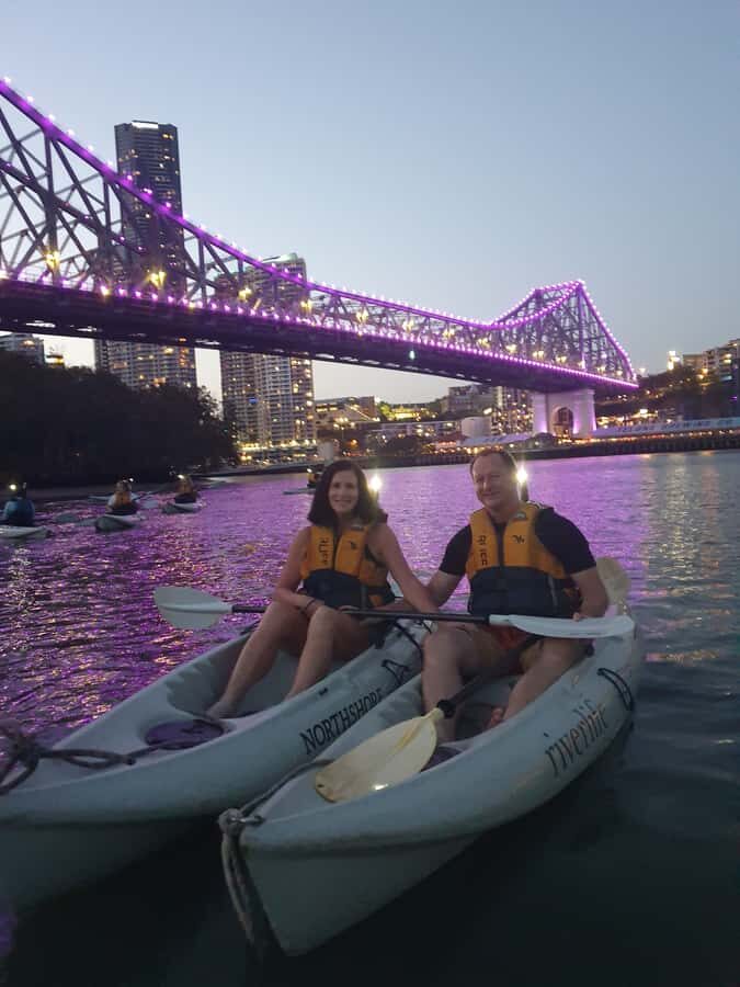 Brisbane: Illuminated River Night Kayak Tour - The Itinerary and Experience Breakdown