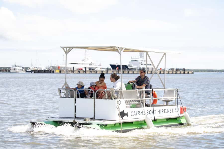 Cairns: Pontoon Boat Hire with Optional BBQ and Fishing Hire - Booking and Practical Details