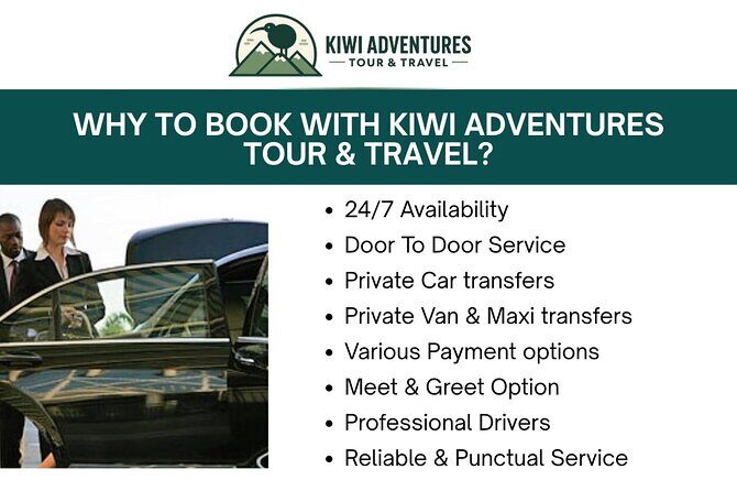 Christchurch INTL Airport Car Transfer to City max 4 persons - The Experience: Authentic, Professional Service
