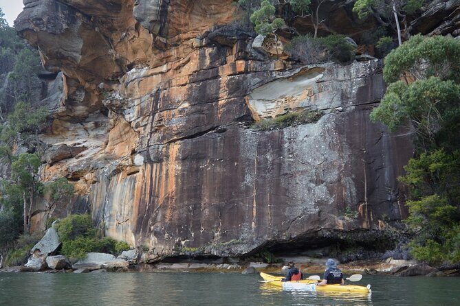 Cowan Creek Lunch paddle with Aboriginal rock art - Pricing and Value