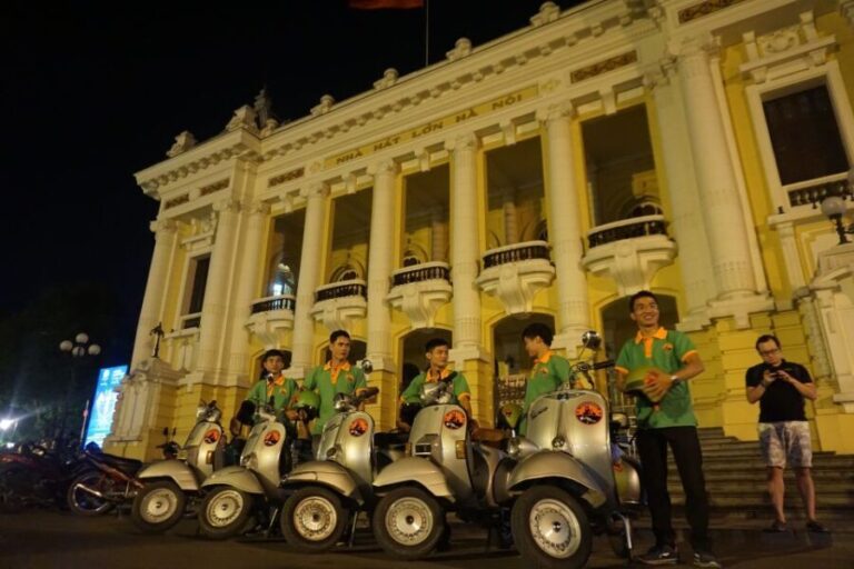 Enjoy Hanoi Like a Local - Vespa & Street Food Tour by Night - Practical Details & What You Need to Know