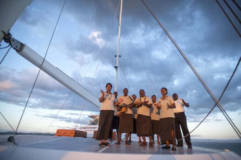 Fiji: Captain Cook Cruises Sunset Dinner Cruise with Lobster - The Culinary Experience: A Tropical BBQ with Lobster