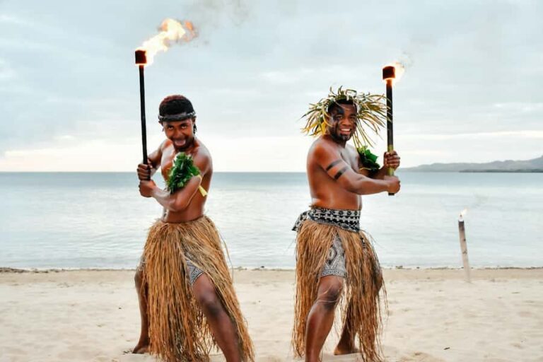 Fiji: Sunset Cruise with Dinner and Fire Show - The Itinerary in Detail