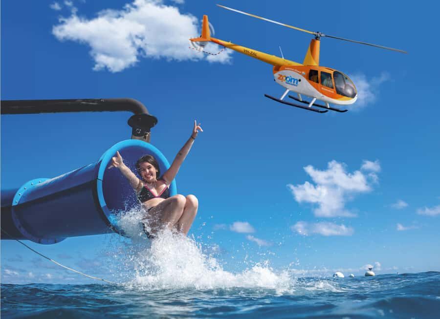 From Cairns: Moore Reef, Fitzroy Island Tour with Helicopter - The Reef Experience