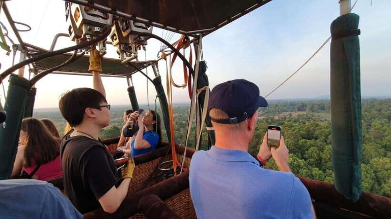 From Krong Siem Reap: Angkor Hot Air Balloon Ride w/ Pickup - The Itinerary in Detail