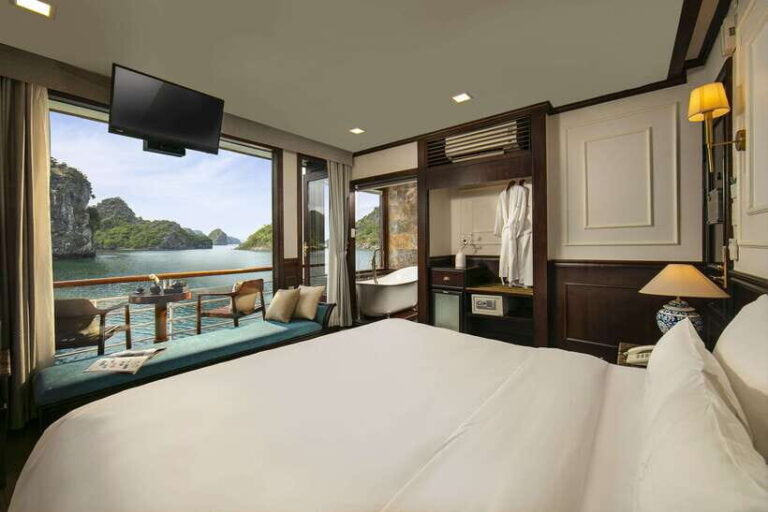 Hanoi: Halong Bay 6 Stars Cruise w/ Private balcony, bathtub - The Bottom Line