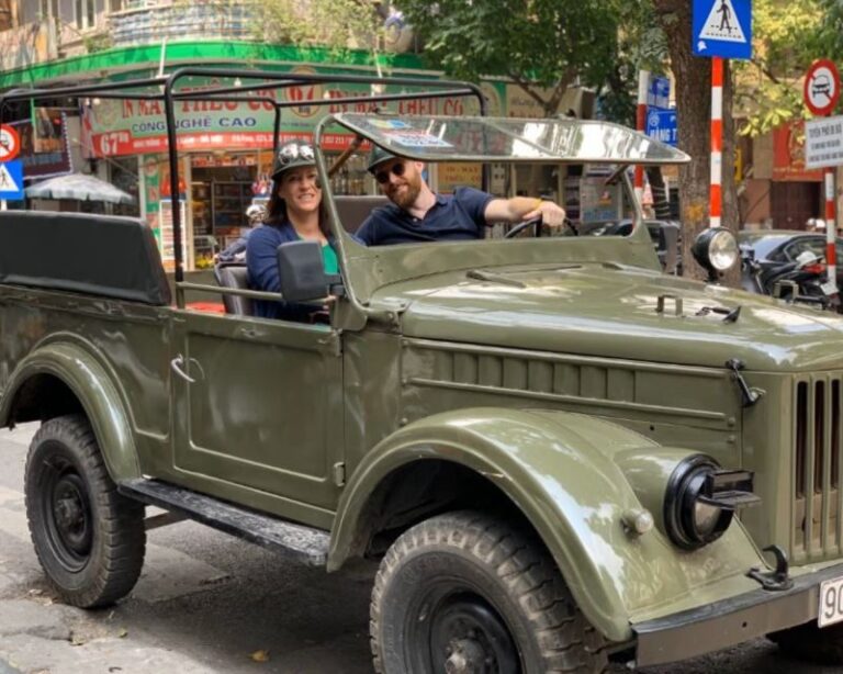 Hanoi Historic Army Jeep: Culture, Sightseeing and Fun - Detailed Breakdown of the Itinerary