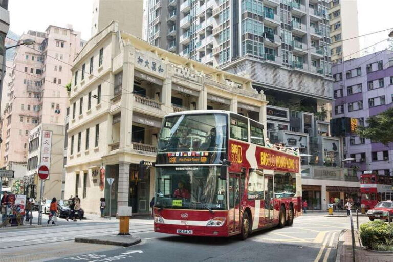 Hong Kong: Big Bus Hop-On Hop-Off Tour & Optional Peak Tram - The Optional Upgrades & Extras