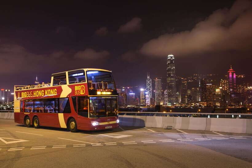 Hong Kong: Panoramic Night Tour of Kowloon by Open-top Bus - What’s Included and How It Works