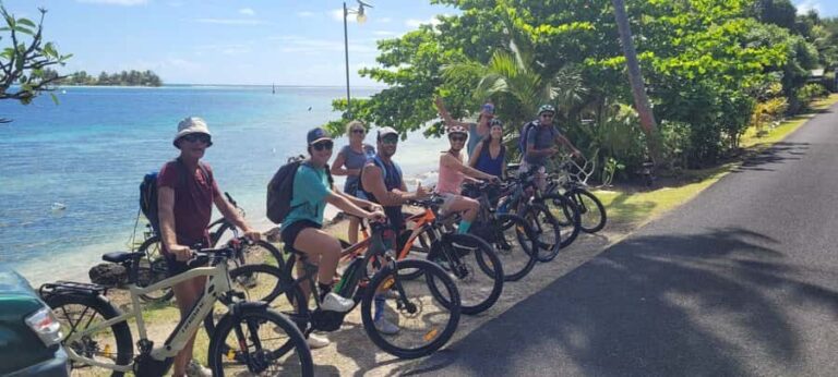 Huahine - VAE / E-BIKE Guided Tour - Detailed Itinerary Breakdown