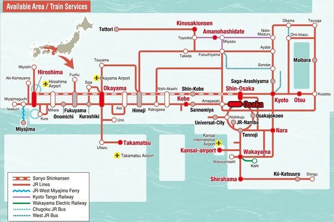 JR Kansai-Hiroshima Area Pass - Itinerary Breakdown and What to Expect