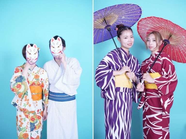 Kanazawa: Selfie Photo Experience with Rental Kimono - Color - Authenticity & Cultural Touch