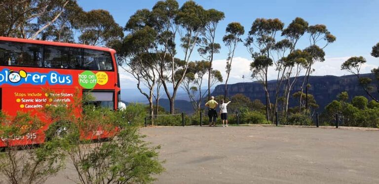 Katoomba: Blue Mountains Full-Day Hop-On Hop-Off Bus Tour - How the Itinerary Breaks Down