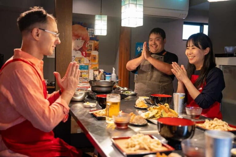 Kyoto: Udon, Sushi, and Tempura Cooking Class with Sake - The Practicalities: What’s Included and What’s Not