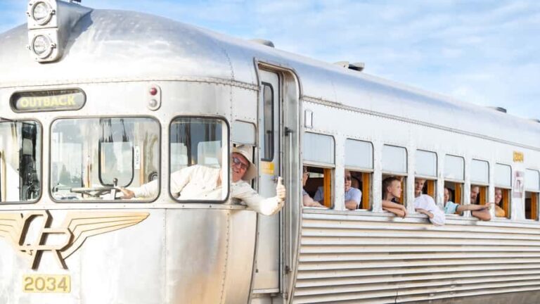 Longreach: Great Darr River Rail Run Outback Rail Adventure - The Secret Stop and Guided Mulga Walk