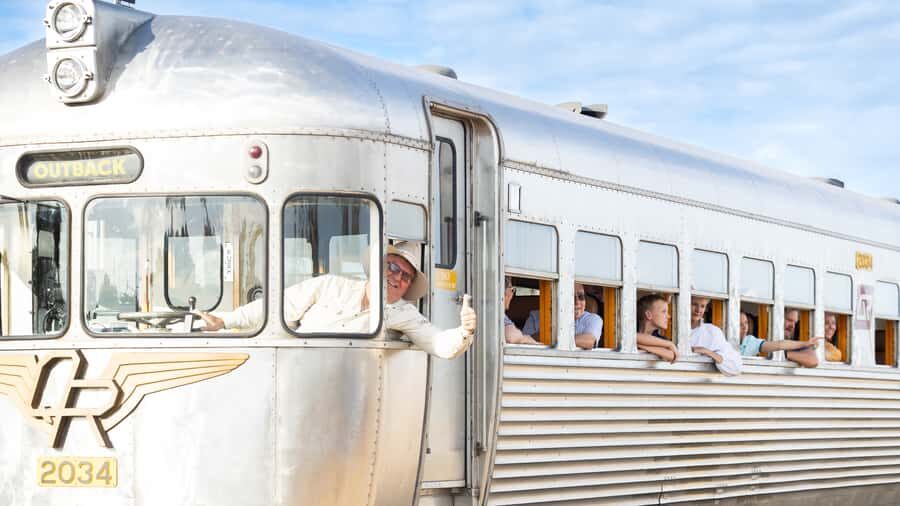 Longreach: Great Darr River Rail Run Outback Rail Adventure - The Secret Stop and Guided Mulga Walk