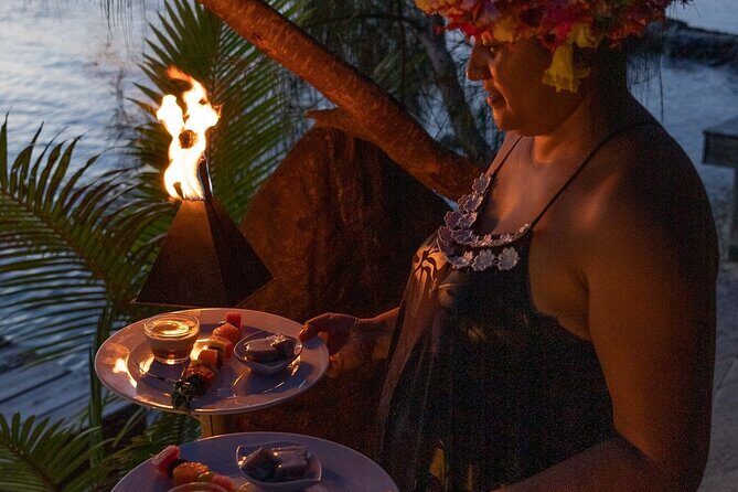Luxury Private Sunset Cruise and Motu Dinner in Bora-Bora - The Dining Experience