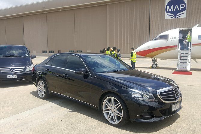 Melbourne Airport Arrival Or Departure Luxury Car Transfers - The Itinerary and Service Zones