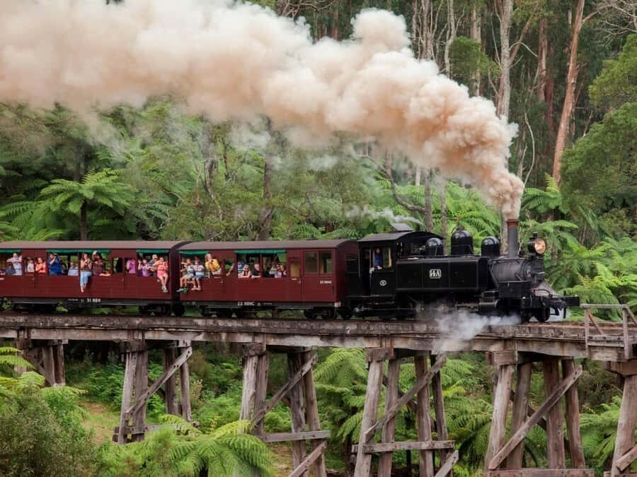 Melbourne: Puffing Billy Train Wildlife Zoo Private Tour - The Puffing Billy Experience