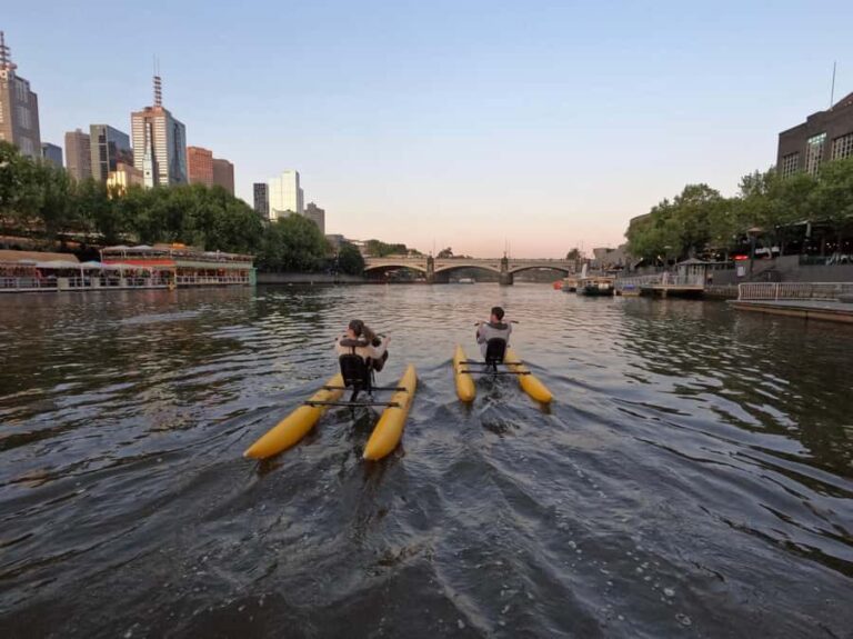 Melbourne: Yarra River Twilight Waterbike Tour - The Experience: What It Feels Like