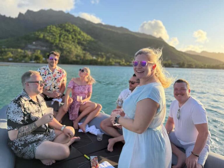 Moorea: Private Sunset Cruise with Champagne & Snorkeling - What to Expect During the Cruise
